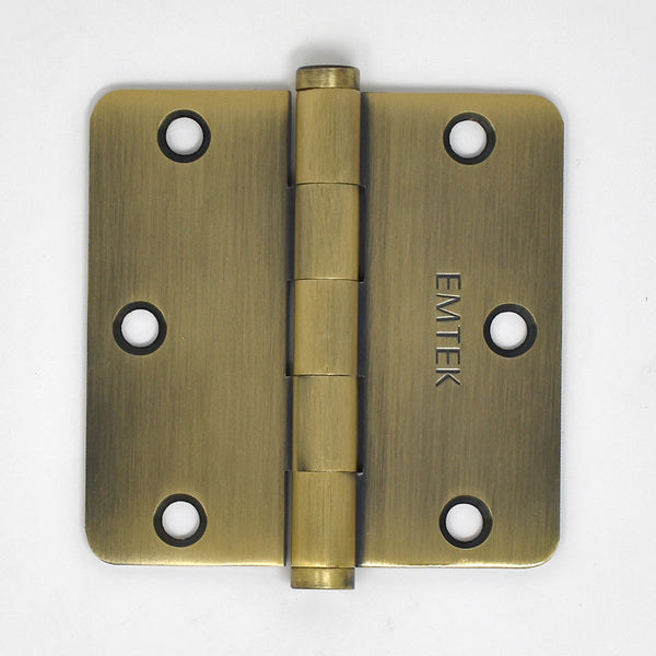Steel Residential 1/4" Radius Corner Hinge (Pair)