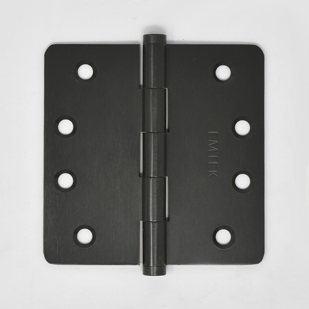 Solid Brass Residential 1/4" Radius Corner Hinge (Pair)