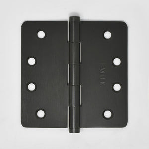 Solid Brass Residential 1/4" Radius Corner Hinge (Pair)