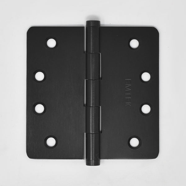 Solid Brass Residential 1/4" Radius Corner Hinge (Pair)