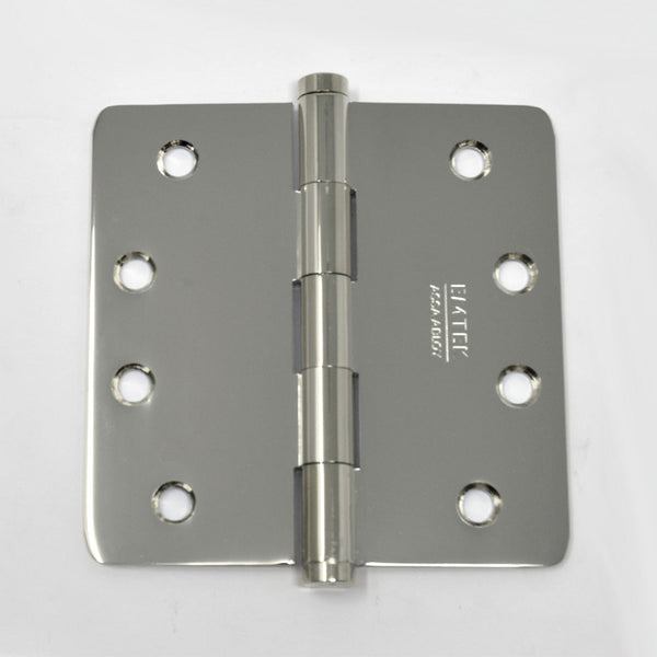 Steel Residential 1/4" Radius Corner Hinge (Pair)
