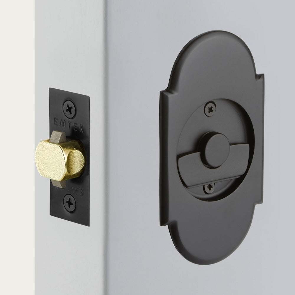 Pocket door clearance lock