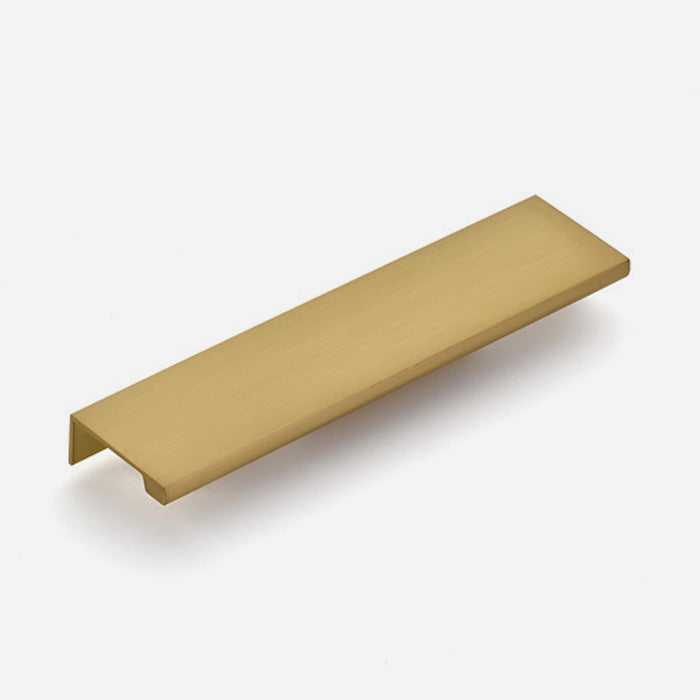 Brass Minimalist Lip Edge Cabinet Pull | Brass Edge Cabinet Pulls