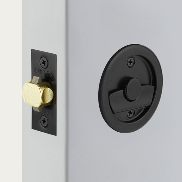 Rolando Round Pocket Door Lock