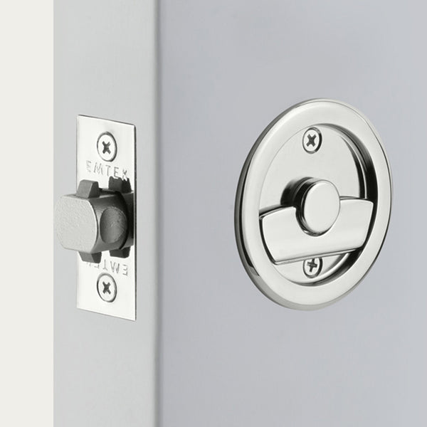 Rolando Round Pocket Door Lock