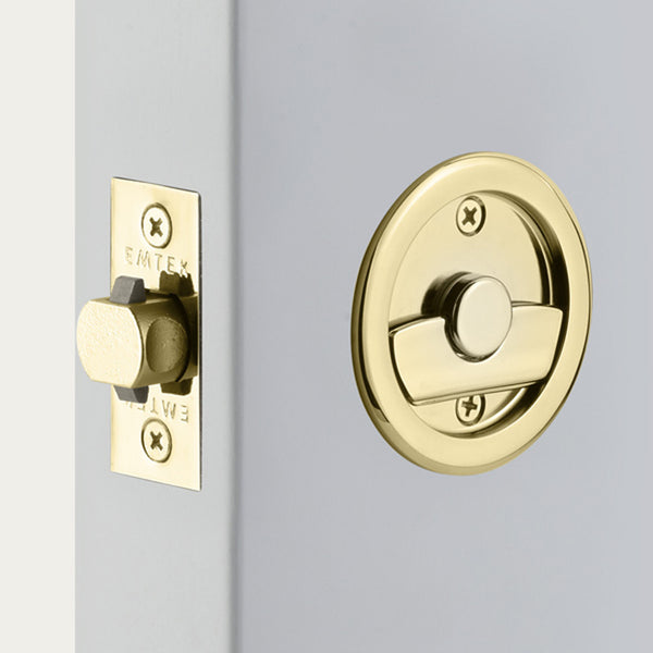 Rolando Round Pocket Door Lock