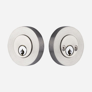 Stainless Steel Modern Disc Deadbolt