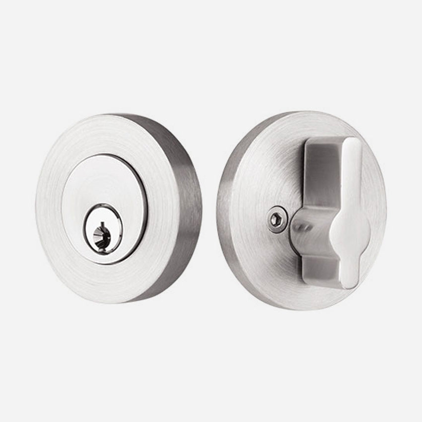 Stainless Steel Modern Disc Deadbolt