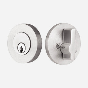Stainless Steel Modern Disc Deadbolt