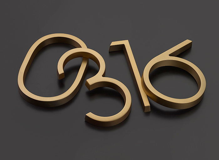 Tecolote House Numbers
