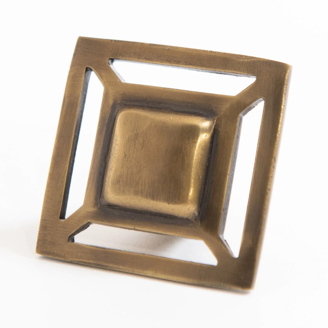 Evans Solid Brass Cabinet Knob