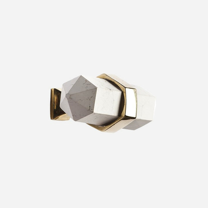 Freya Howlite Cabinet Knob