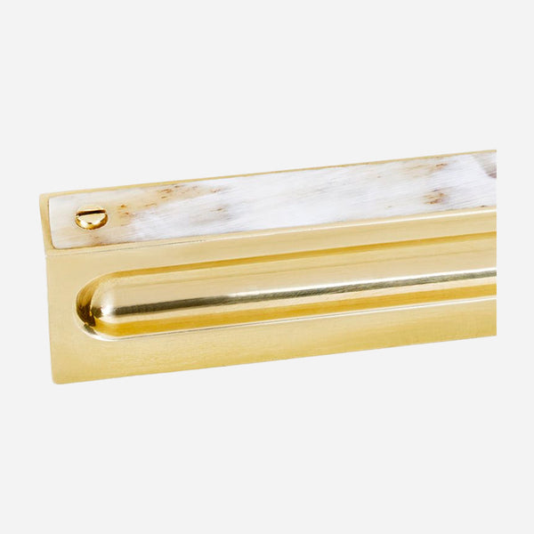 Langston Horn Inlay Cabinet Pull