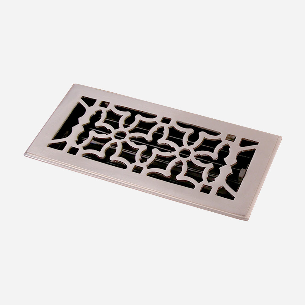 Victorian Brass Floor, Ceiling, Or Wall Grate Vent. Register Cover With  Damper. ( Choose By Size )