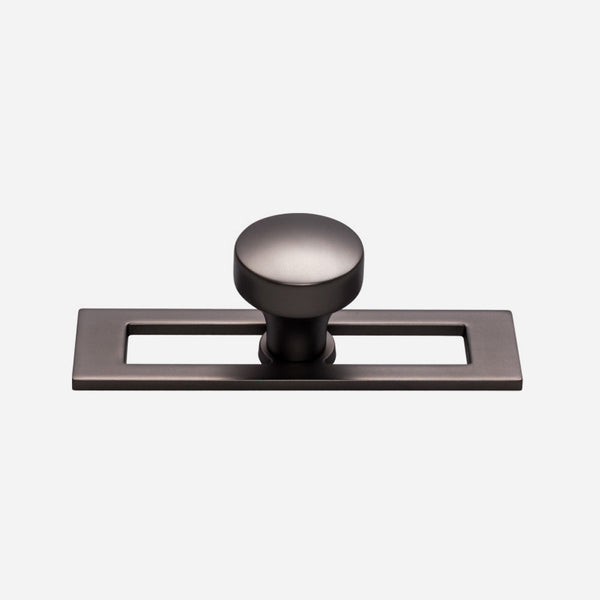 Kinney Cabinet Knob and Hollin Backplate