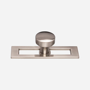 Kinney Cabinet Knob and Hollin Backplate