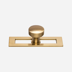 Kinney Cabinet Knob and Hollin Backplate