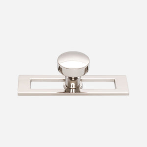 Kinney Cabinet Knob and Hollin Backplate