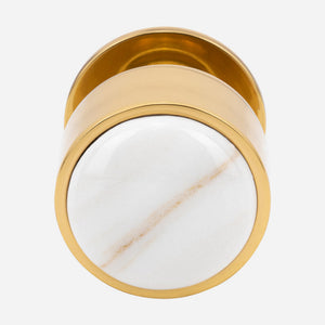 Firesky Carrara Marble Cabinet Knob