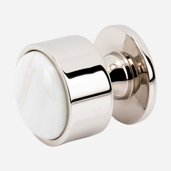 Firesky Carrara Marble Cabinet Knob