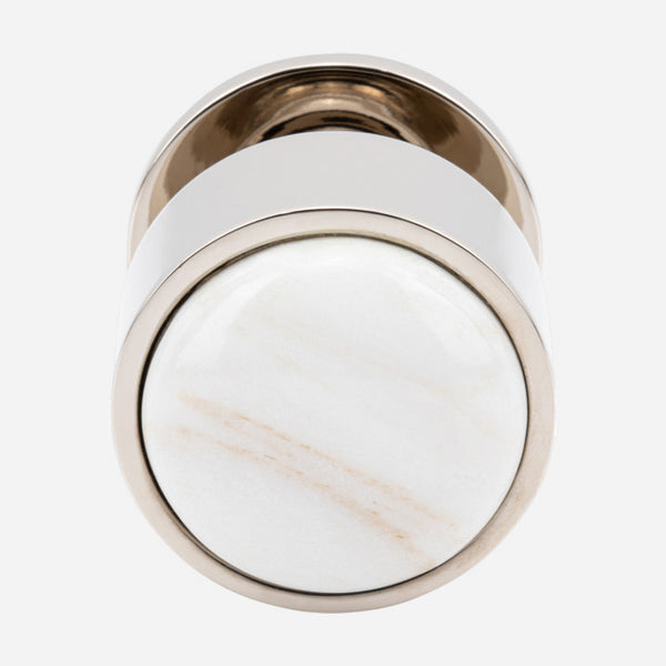 Firesky Carrara Marble Cabinet Knob